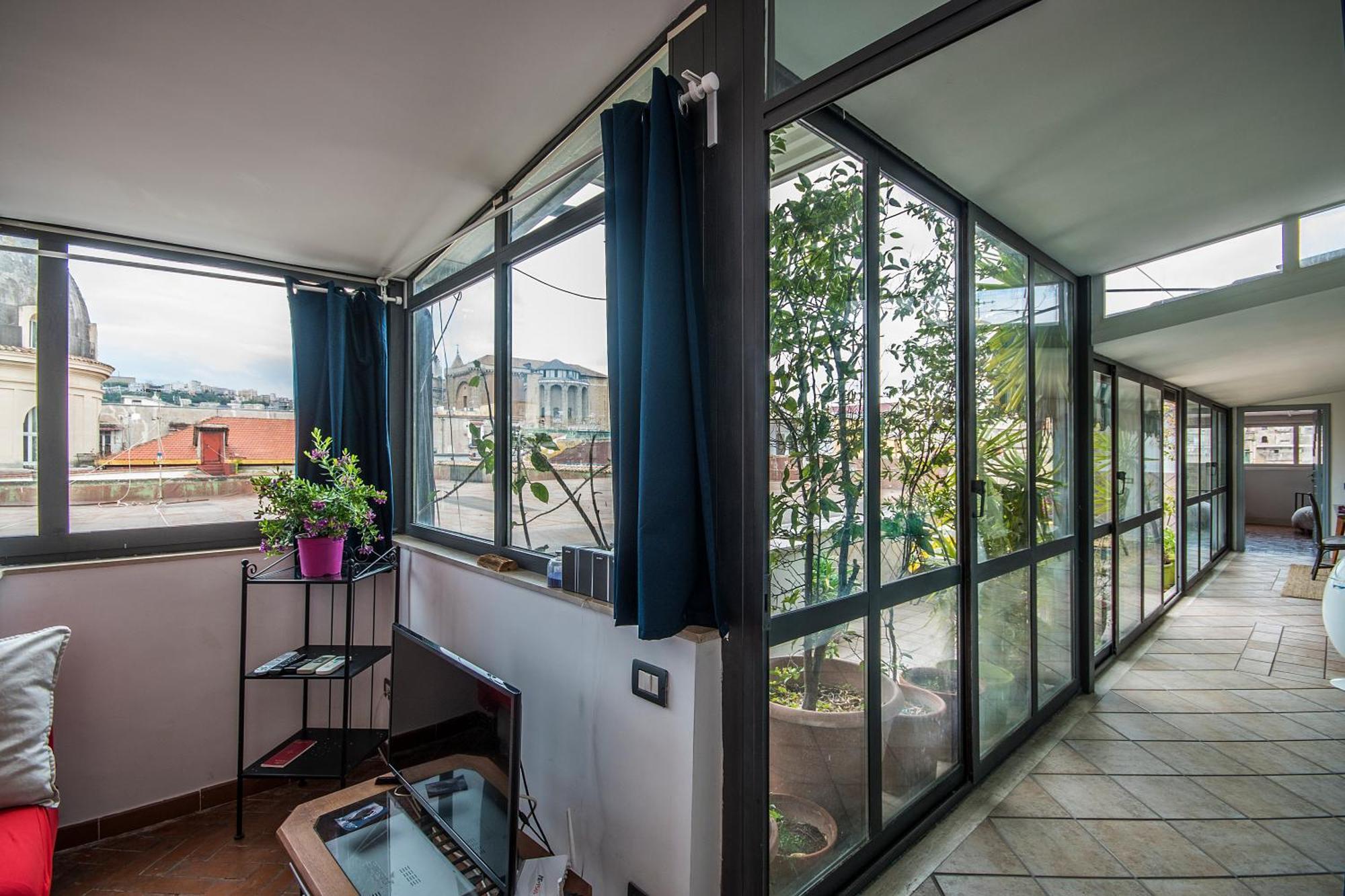 Historical Naples With Panoramic Terrace Apartment Екстериор снимка